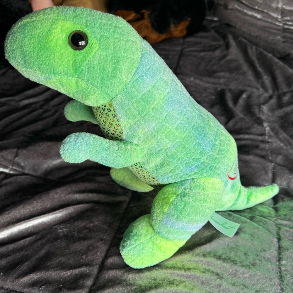 Homerbest Green Plush T-Rex Tyrannosaurus Rex Dinosaur Toy